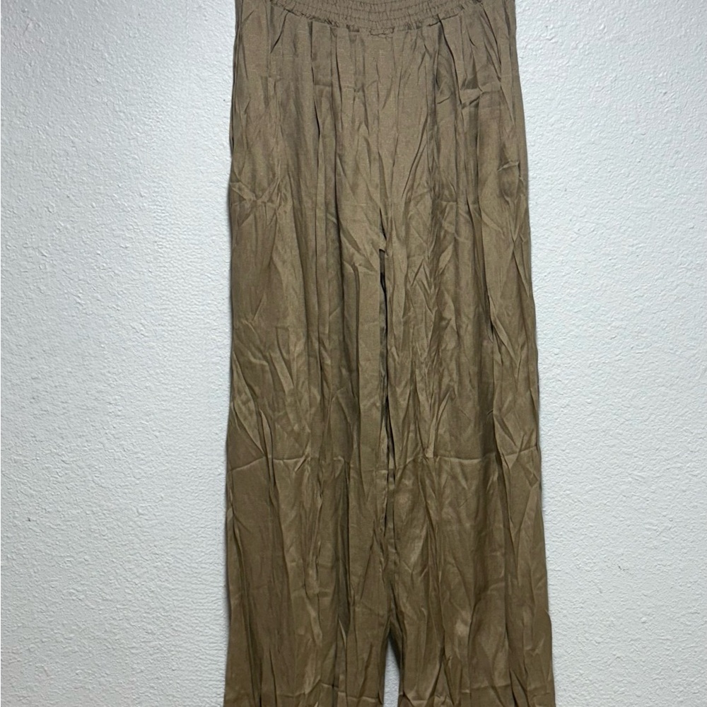 Wide Leg Linen Pants